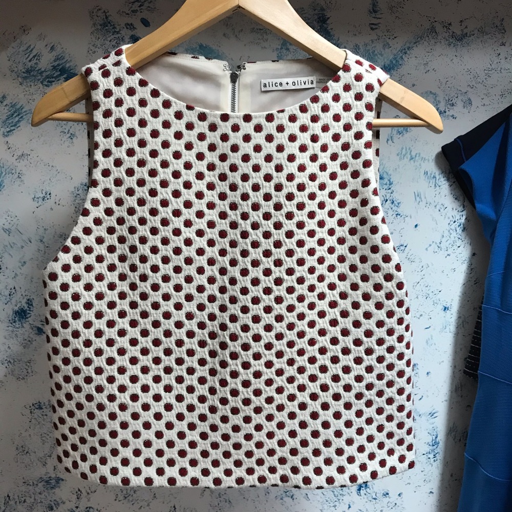 Alice+Olivia size 2 Crop Top